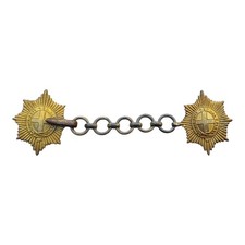 Antique Coldstream Guards Officers Uniform Cape Cloak Clasp Chain