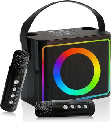 NEU Karaoke Anlage   2 Mikrofone, Bluetooth, Party Box