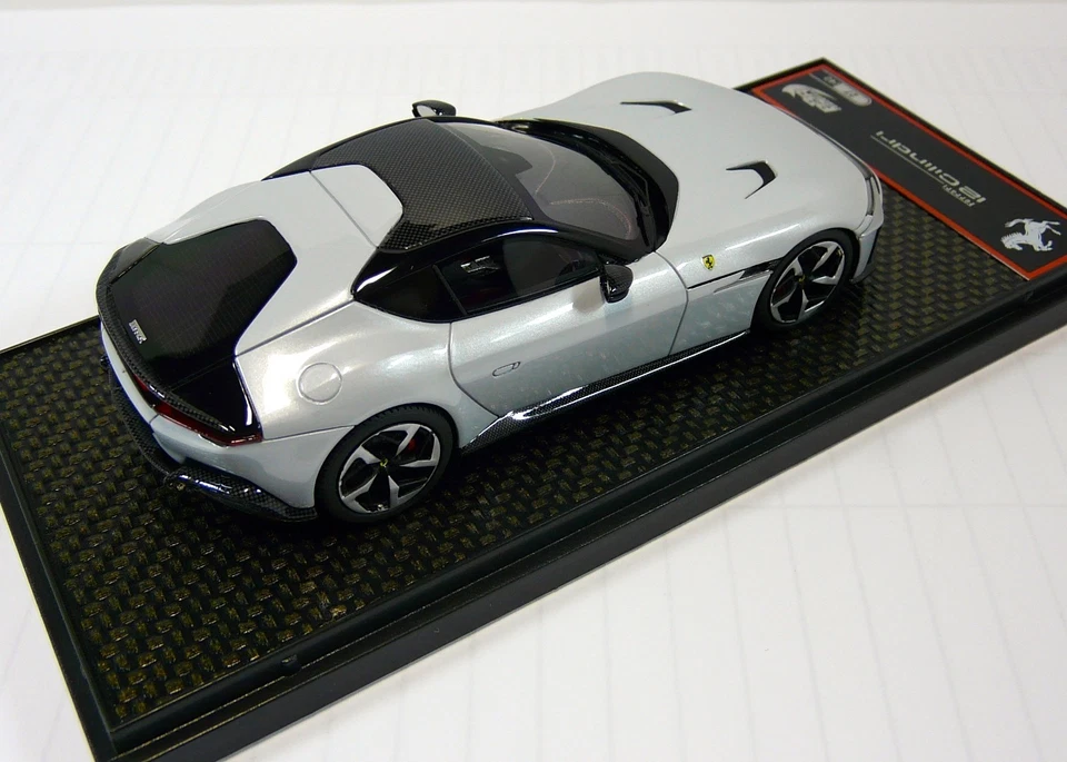 FERRARI 12Cilindri  Bianco Artico  LTD 40 pcs BBR MODELS 1:43 - Immagine 3 di 4