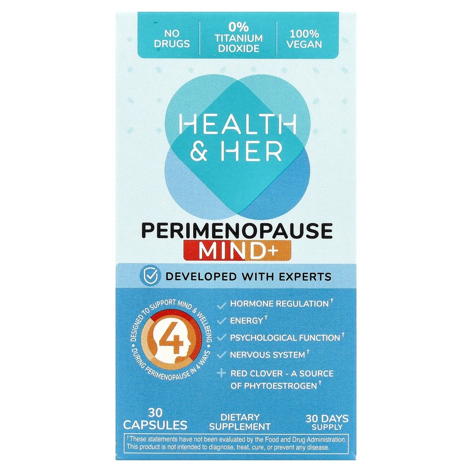 Perimenopause Mind+, 30 Capsules