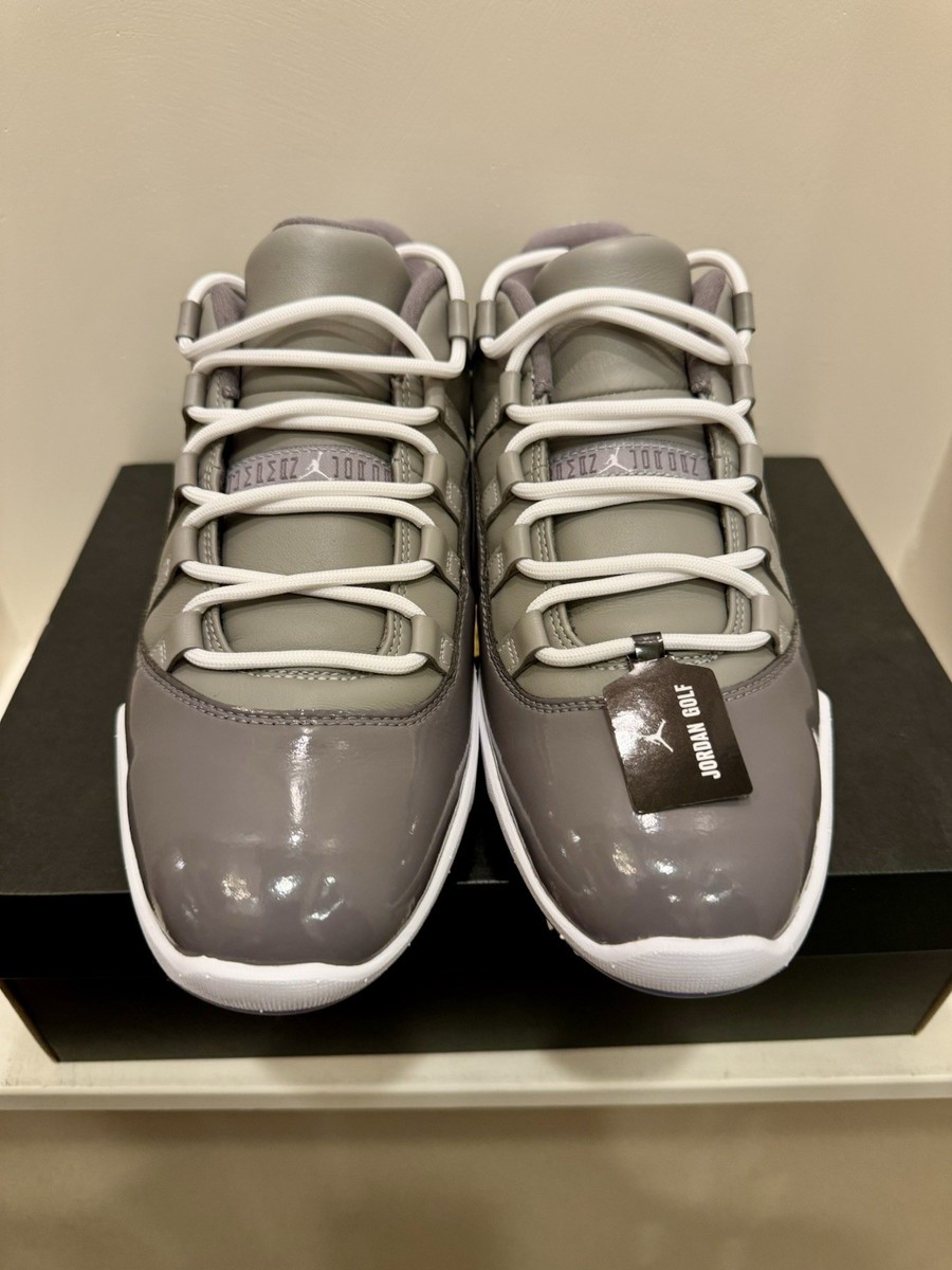 Size 10.5 - Air Jordan 11 Golf Low Cool Grey for sale online | eBay