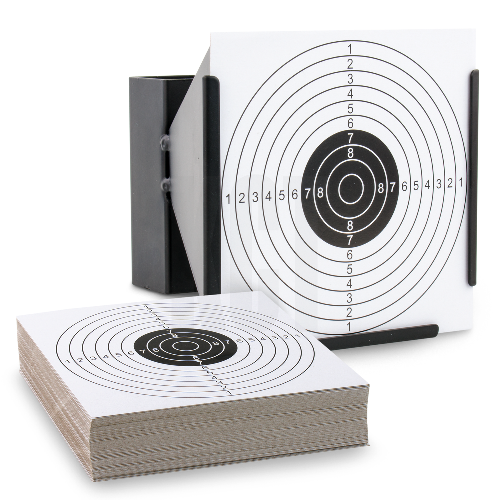SHOOTING TARGETS FUNNEL TRAP 14CM HOLDER AIRSOFT AIR PISTOL RIFLE RANGE CATCHER