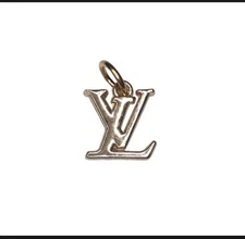 LV ZIPPER PULL CHARM True Gold Double Sided 11MM