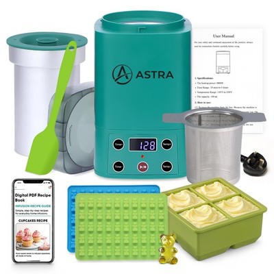 Astra 2-in-1 Decarboxylator Butter & Öl Infuser Maschine Decarb UK Stecker