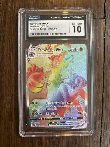 Trevenant VMAX graded CGC 10 for sale on eBay