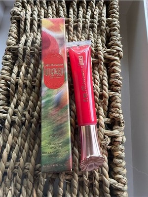REM Beauty Wicked Limited Edition Plumping Lip Gloss Poppy Punch Full Size NIB
