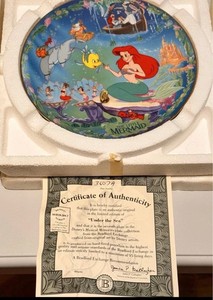 Bradford Exchange The Little Mermaid Disney Musical Memories Plate