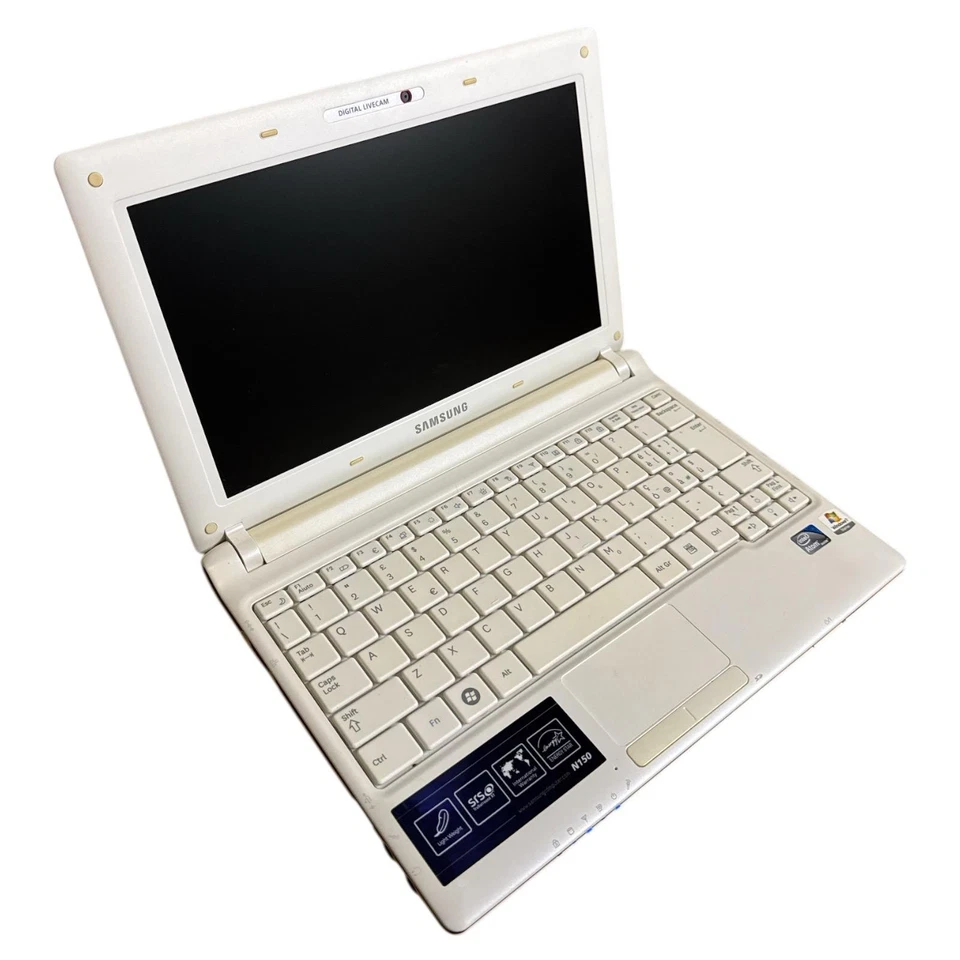 Computer Netbook Samsung N150 Intel Atom Schermo 10,1" Windows 7 Starter Usato - Immagine 2 di 4
