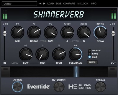 Eventide ShimmerVerb | Ethereal Reverb with Pitch Shifting (Seriennummer)