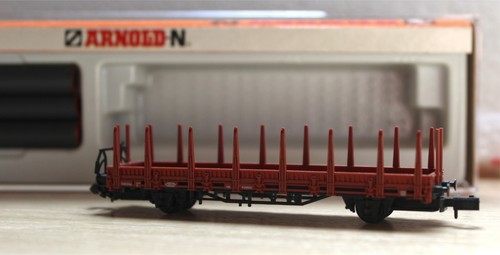 Arnold Rungenwagen 4473, Ladung Rohre, N, neuwertig, OVP, Konvolut aus 3 Stück | Zustand: Neu