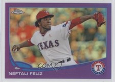2013 Topps Chrome Retail Purple Refractor Neftali Feliz #141 0c4