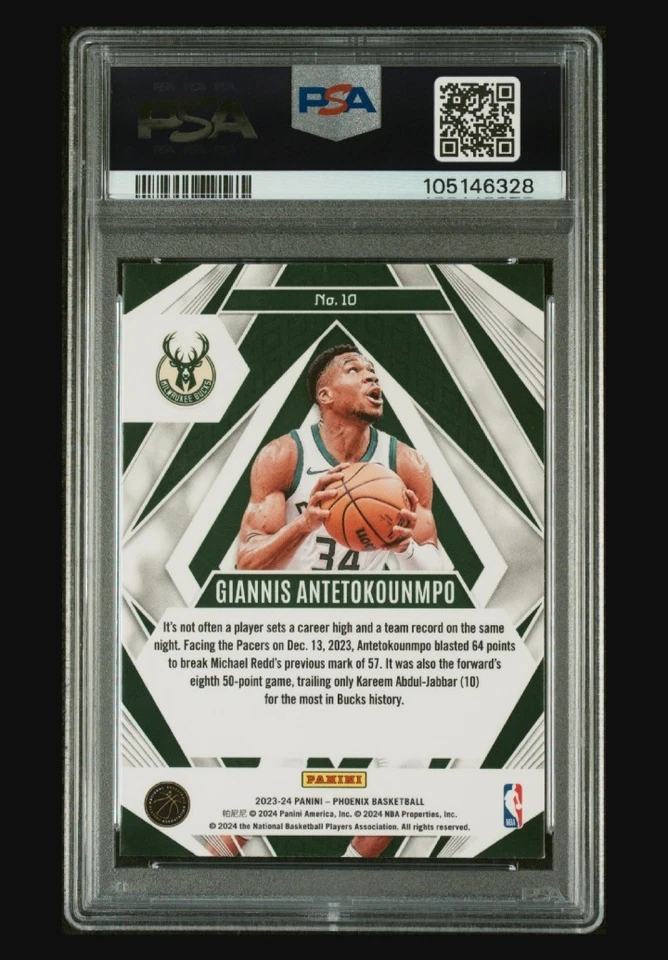 🔥Rare On Card Auto🔥Giannis Antetokounmpo 2023 Phoenix Paragon RED ICE POP-1🔥 - Image 4 of 4