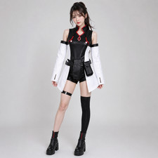 Cyberpunk Edgerunners Lucy Inspired Leather Costume Anime Cosplay Outfit