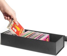 Cassette Tape Storage Box, Cassette Tape Holder 14.25 x 4.5 x 3 Inch, Sto