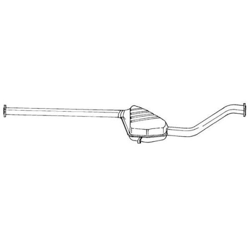 Silencieux central Sigam 51409 pour Saab, fini les bruits et vibrations