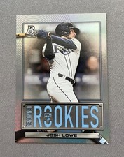 2022 Bowman Platinum Baseball Josh Lowe Renowned Rookies #RR-7 RC Rays