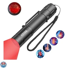 Infrared Light Therapy for Joint and Muscle Pain Portable Rechargeable Flashl...