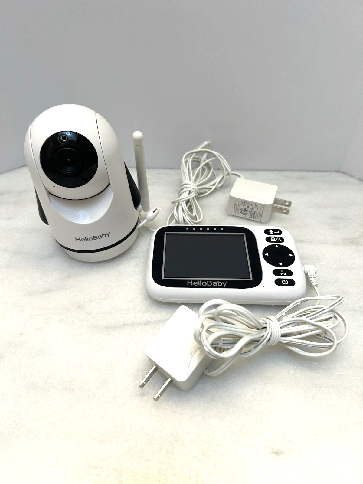 HelloBaby Digital Wireless Video Baby Monitor 2.4GHz Model HB6339 with Camera