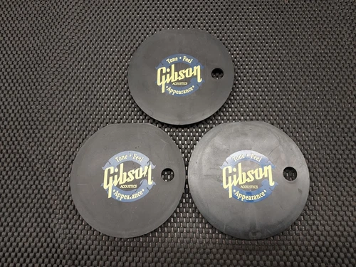 3 Gibson Acoustic Soundhole Cover Prototypes 