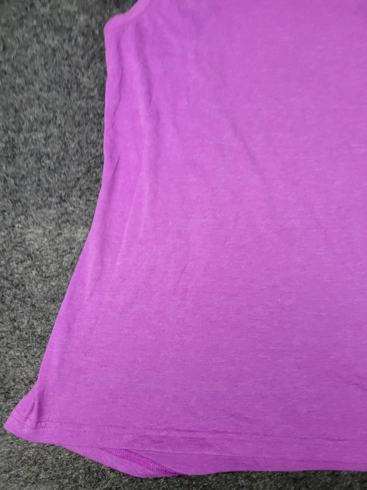 Reebok Shirt Womens Medium Purple Tank Top Athletic Workout Gym Sleeveless - Image 2 of 4