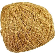 Gold Lurex Yarn - 860yd, 3.52oz Shining Glitter Sparkle Metal for