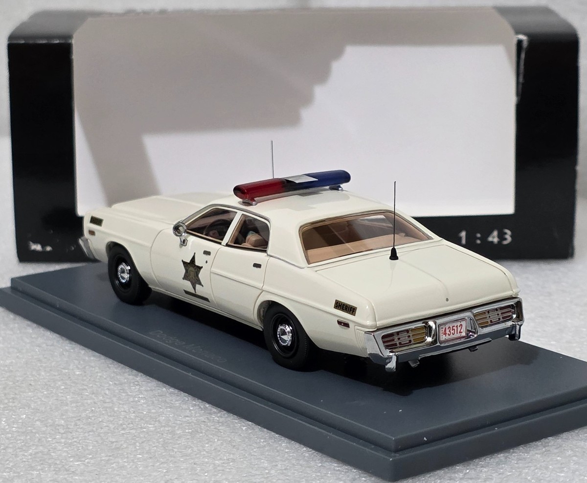 Dodge Monaco Hazzard Police Rosco Patrol Car 1974 General Lee 1:43