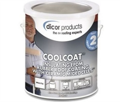 #ad Dicor D6J RPIRCT1 Coolcoat EPDM Rubber Roof Coating for RV Tan $73.87