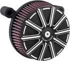 Arlen Ness Big Sucker Stage 1 Air Cleaner Kit 10 Gauge Black #18 315