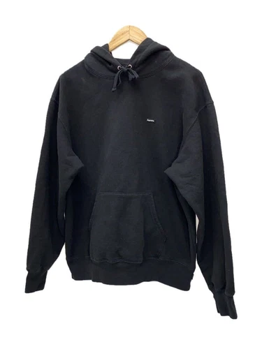 Felpa Supreme con cappuccio M cotone nero usata