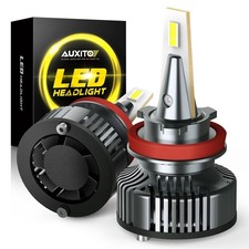 AUXITO 72W H11/H8/H9 LED Headlight Set Hi/Low 16000LM 6500K White High Power EOM