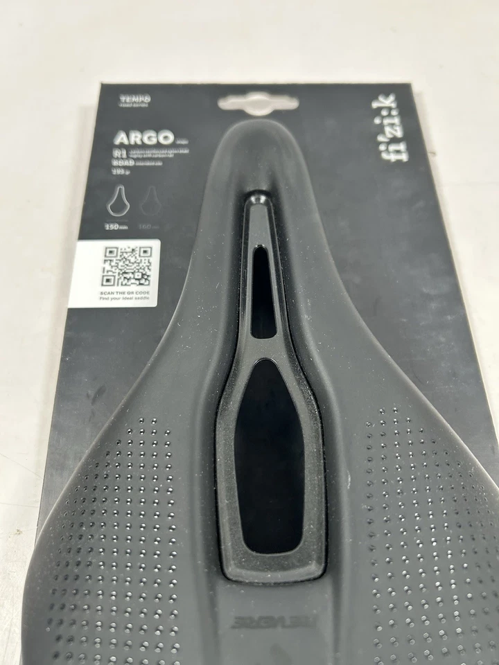 Sillín FIZIK Tempo Argo R1 150 - 150 mm - negro carbono Foto 3 de 4