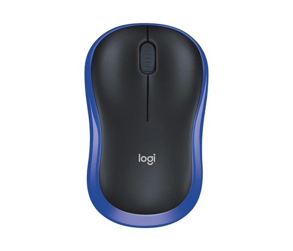Mysz Bezprzewodowa Logitech M185 Optyczna Czarno-Niebieska Logitech-image