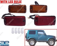 Vorne & Hinten Side Marker Licht Set + LED Birne FüR Suzuki Samurai SJ413 SJ410