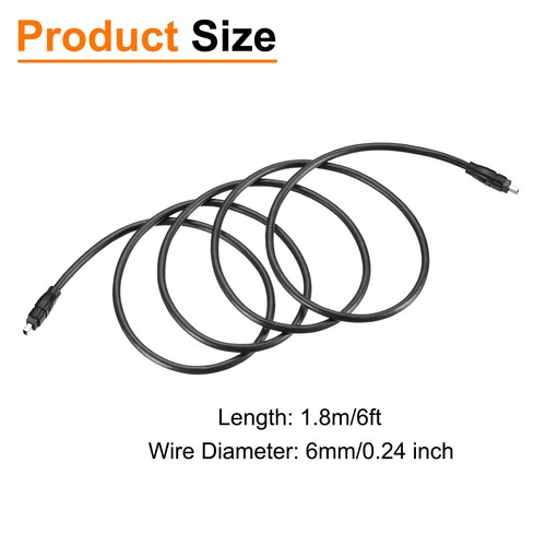 1.8M IEEE 1394 Cable, 4 Pin Male to 4 Pin Male 800Mbps Adapter Cable - Afbeelding 2 van 5