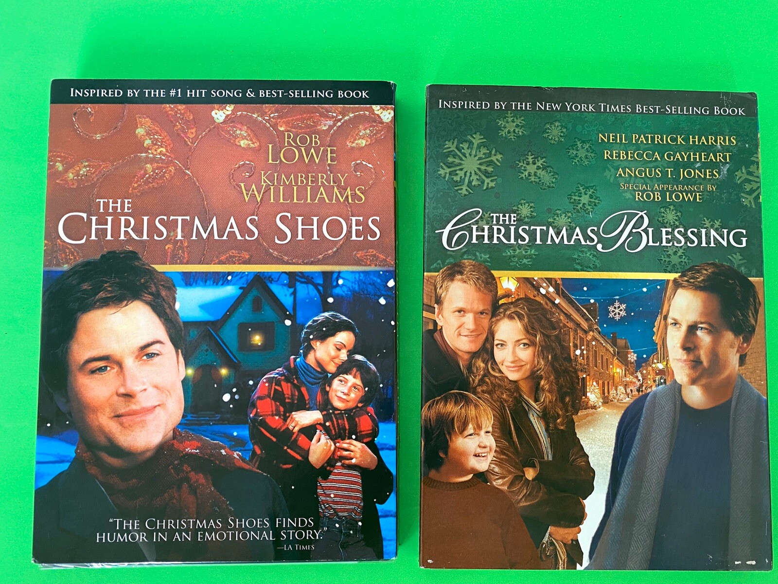 THE CHRISTMAS SHOES & THE CHRISTMAS BLESSING Rob Lowe HALLMARK Movie Brand New 18713518064 eBay