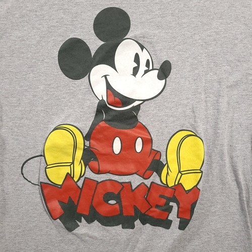 Camicia donna Disney grigia media manica corta Topolino Spellout - Foto 9 di 10