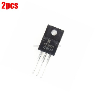 2Pcs RF2001T2D Rohm Array Gp 200V 10A TO220FN Diode Ic New ke