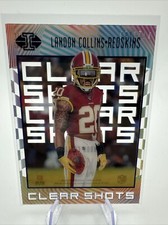 2019 Panini Illusions - Clear Shots Blue #CS-LC Landon Collins /299