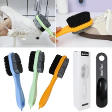 Long Handle Shoe Brush 2 Sided Boot Cleaner Stain Removal Cleaning Brush