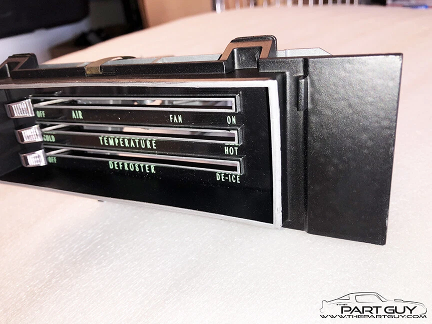 RECONSTRUIDO 66-67 Chevy II Nova CONTROL DE CALENTADOR INTERRUPTORES DE CALOR VERDES SIN AIRE ACONDICIONADO 1966 1967 Foto 4 de 4