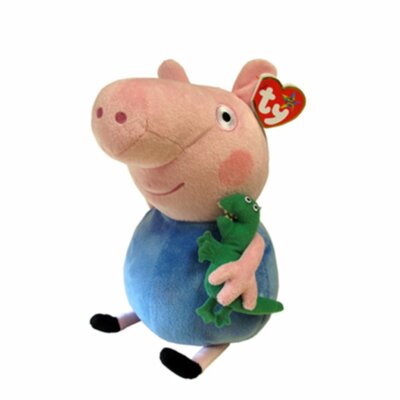 LIZENZIERTER TY ''GEORGE'' PEPPA PIG KUMPEL 10 ZOLL STOFFTIER PLÜSCHTIER 96231