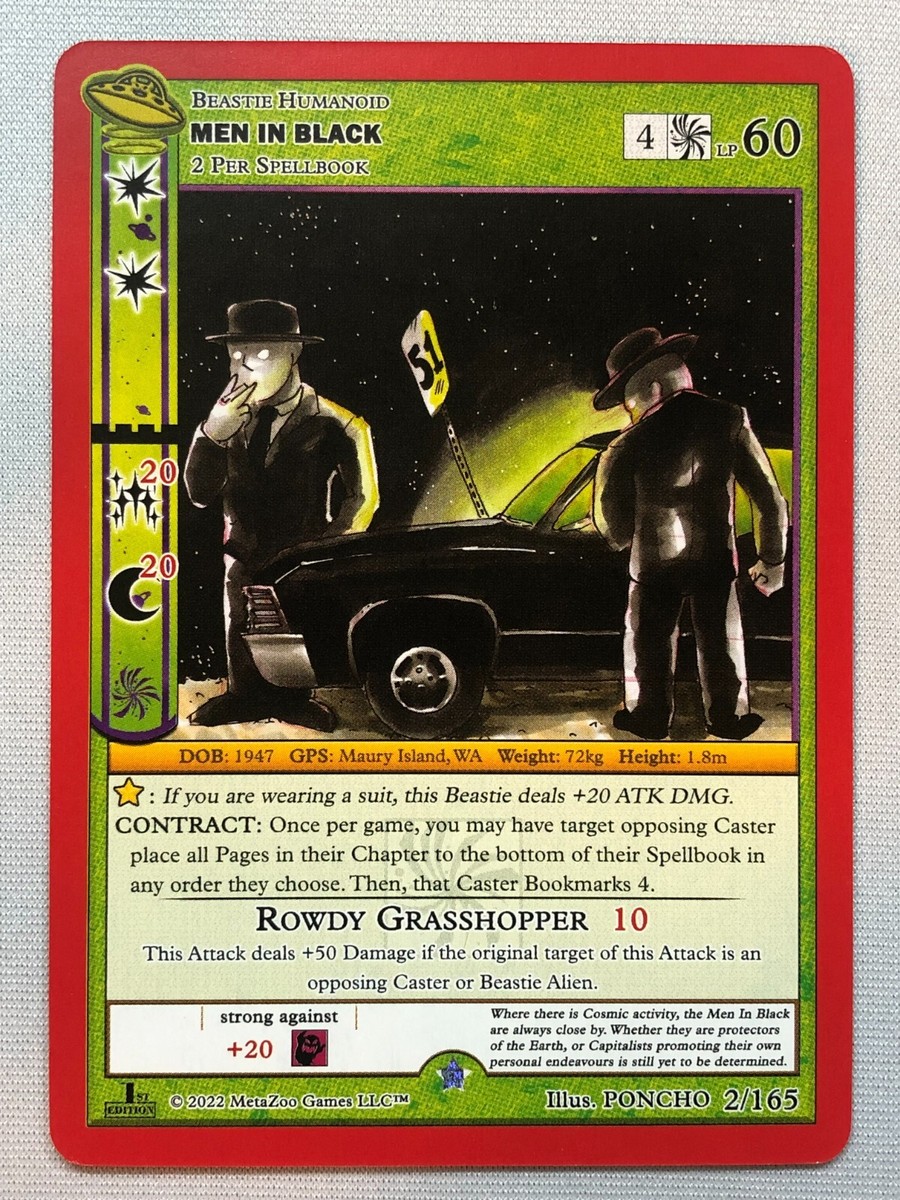 metazoo ufo rare cards Trading Card Game Cryptid Nation Card Sleeves 60 Count 1 Rulebook Evil Wins 21/165 MetaZoo UFO