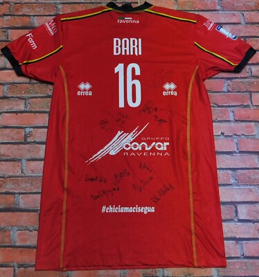 Porto Robur Costa Ravenna Bari 16 Jersey Shirt Volleyball Volley Size XL