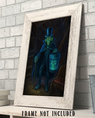 The Haunted Mansion The Hatbox Ghost Poster / Canvas Wall Art Framed / Unframed - Picture 16 of 84