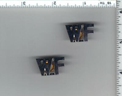 Department of Correction West Facility ''WF'' Collar Brass - Generic