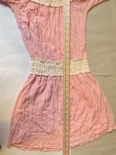 Sage Women's S Lacy Pink Romantic Whimsy Boho Cottagecore Fairy Y2K Coquette - Picture 8 of 9