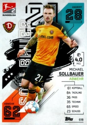 Match Attax Extra Bundesliga 2021/22 - Michael Sollbauer - Dynamo Dresden #618