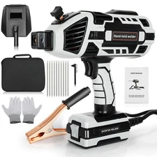 110V Upgraded Welding Machine Handheld 6 Variable Current Adjustment 1/16-1/8"