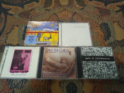Paul McCartney (5) CD Lot Sealed Egypt Station Fine line World Tonight Save Chil