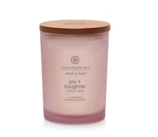 Chesapeake Bay Scented Candle, Joy + Laughter (Cranberry Dahlia)